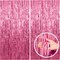 2 Pack Pink Backdrop Party Decorations Tinsel Curtain Party Backdrop Foil Fringe Birthday Decorations Photo Booth Streamer Backdrop Pink Theme Bachelorette Graduation Party Decorations